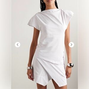 Isabel Marant Sebani Asymmetric Cotton Jersey T-Shirt